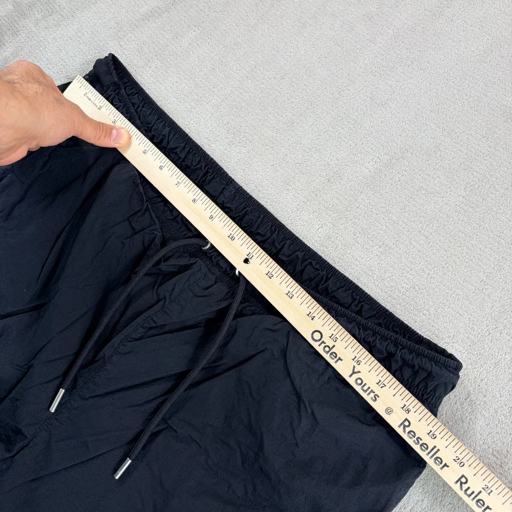 Nike Air Jordan Joggers JumpMan Logo Track Pants 2XL Black Nylon Drawstring
